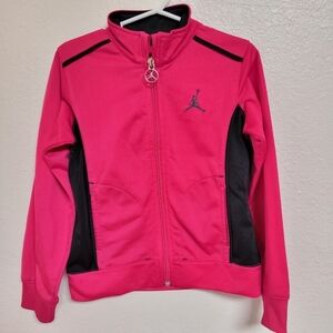 Jordan Pink And Black Girls Jacket